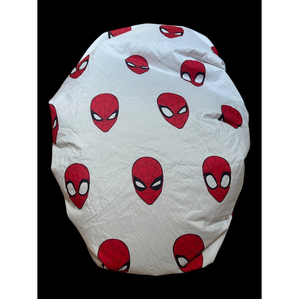 Marvel Spider-Man Twin Fitted Sheet White Red Mask Print Jay Franco Bedding